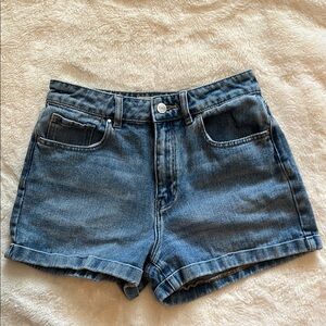 PacSun Blue Jean Mom Short